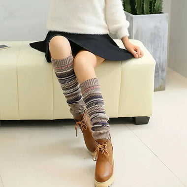 High Leg Rabbit Wool Knee Socks