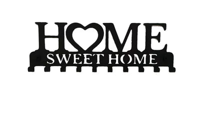 a metal sign that says home sweet home