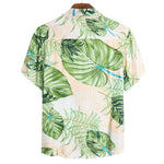 Hawaiian cauliflower flower shirt