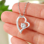 Fashion Simple Female With Hearts Necklace