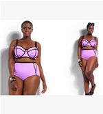 Rubber Sexy Ladies Bikini Swimsuits