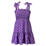 New Dress Sexy Polka Dot Print Suspender Skirt