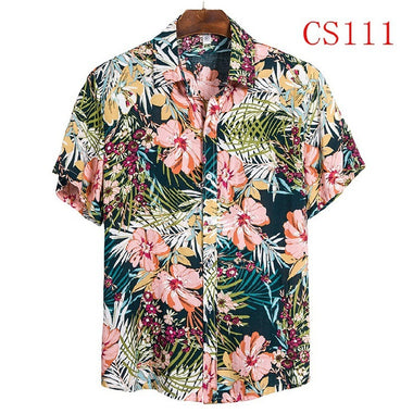 Hawaiian cauliflower flower shirt