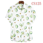 Hawaiian cauliflower flower shirt