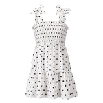 New Dress Sexy Polka Dot Print Suspender Skirt