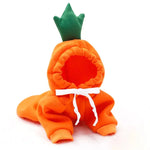 an orange stuffed animal with a crown on its head