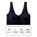 a women's bra top with measurements