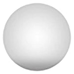 a white ball on a white background