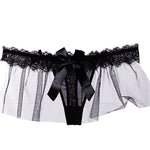 Girl Bow Sexy Lace Underwear Pure Desire Transparent