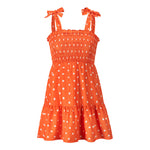 New Dress Sexy Polka Dot Print Suspender Skirt