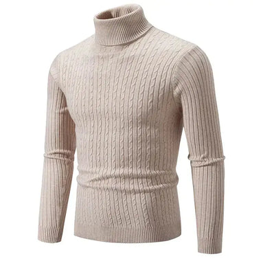 a mannequin wearing a black turtle neck sweater