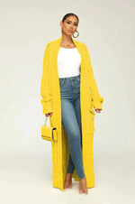 Drop Shoulder Maxi Sweater Cardigan Yellow S HQ Fashion & Pets HQ Fashion & Pets USD United States 6099779758 F00143371-102 F00143371-103 F00143371-104 F00143371-105 F00143371-202 F00143371-203 F00143371-204 F00143371-205 Yellow / S Yellow / M Yellow / L Yellow / XL Green / S Green / M Green / L Green / XL