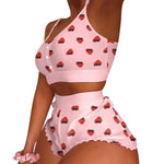 Women's Print Pajama Set: Adorable