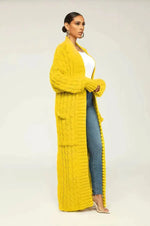 Drop Shoulder Maxi Sweater Cardigan Yellow S HQ Fashion & Pets HQ Fashion & Pets USD United States 6099779758 F00143371-102 F00143371-103 F00143371-104 F00143371-105 F00143371-202 F00143371-203 F00143371-204 F00143371-205 Yellow / S Yellow / M Yellow / L Yellow / XL Green / S Green / M Green / L Green / XL