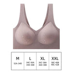 a women's bra with measurements and measurements