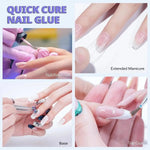 a series of photos showing how to do a manicure